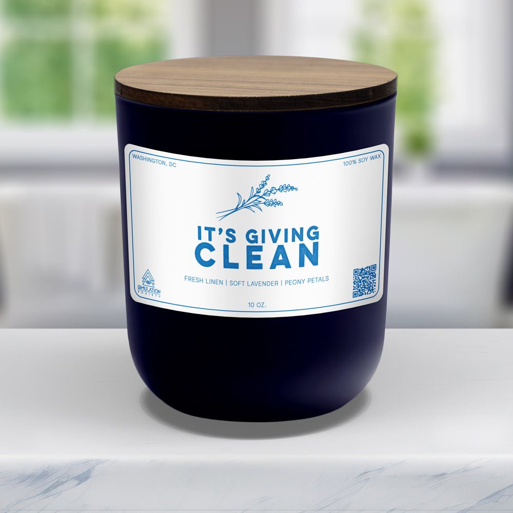 It’s Giving Clean | Fresh Linen · Lavender · Peony Petals - Simulation Society