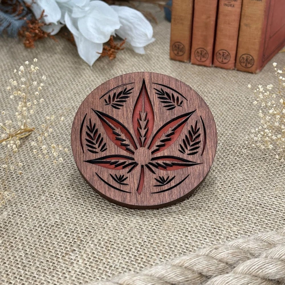 Cannabis Coaster Set