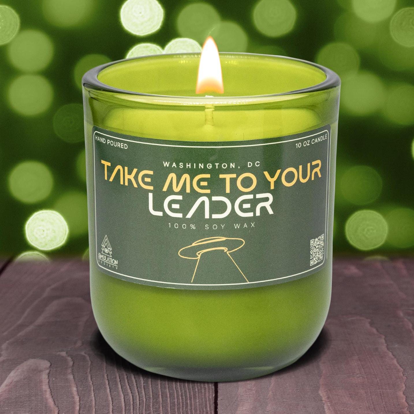 Take Me To Your Leader Candle