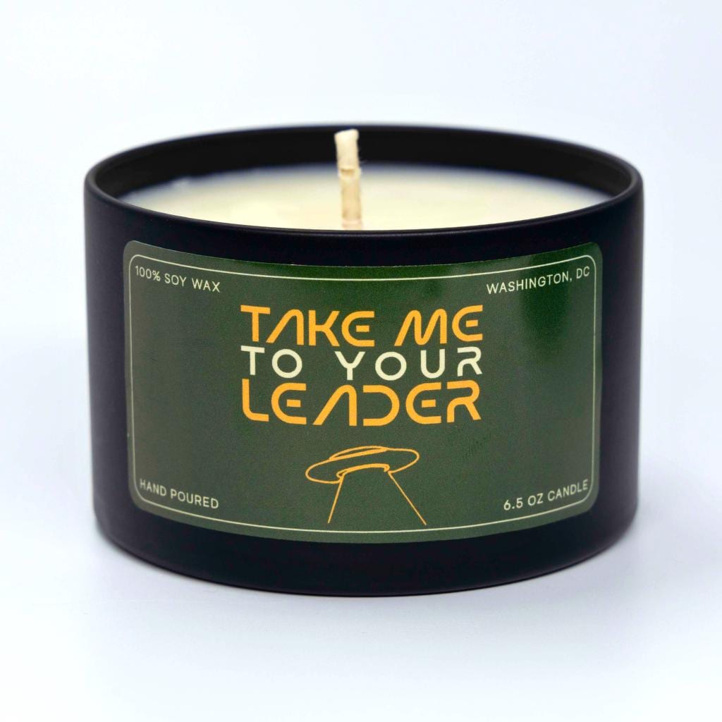 Take Me To Your Leader Candle