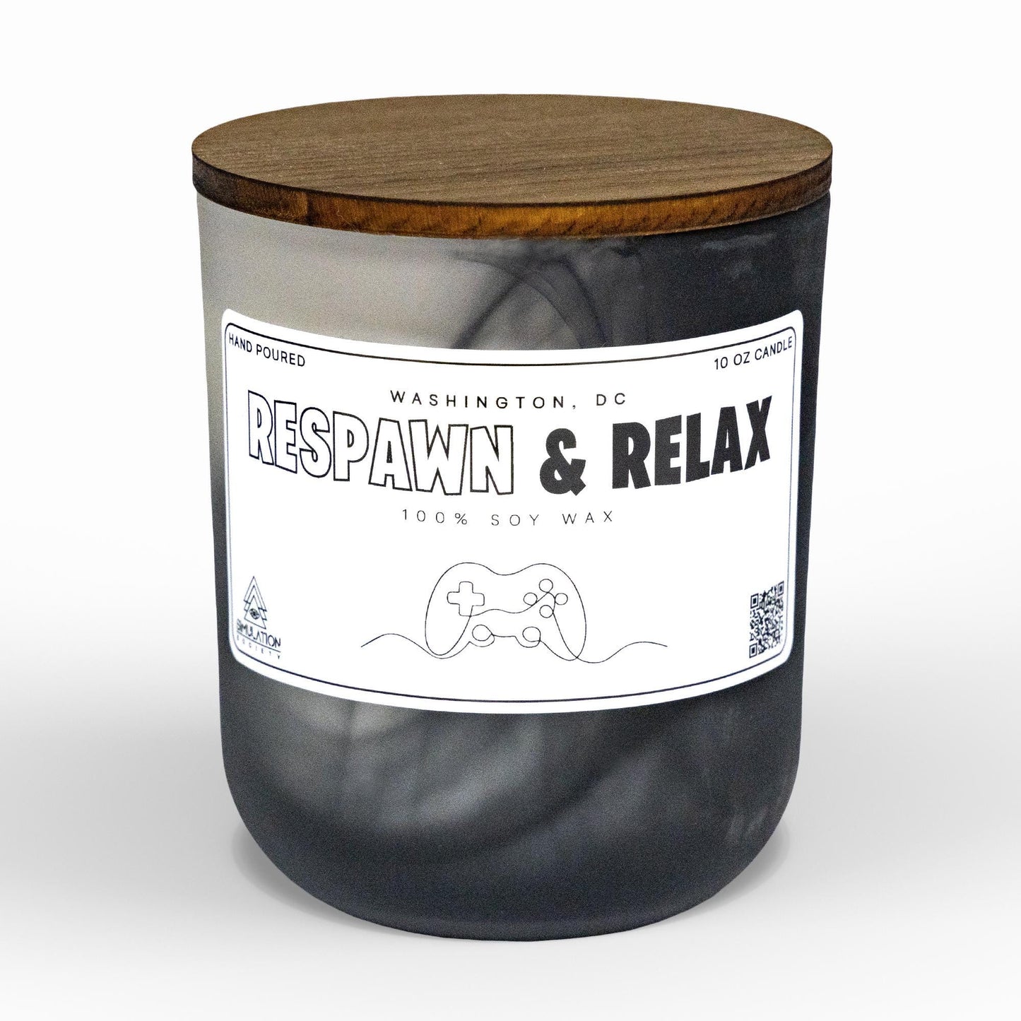 Respawn and Relax Gamer Candle