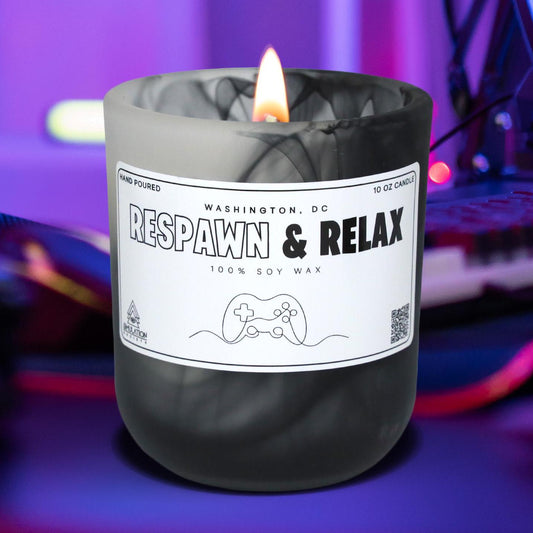 Respawn and Relax Gamer Candle